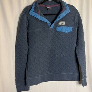 Patagonia 40th Anniversary Legacy Quilted Snap-T Pullover Sweater Jacket Mens Sm